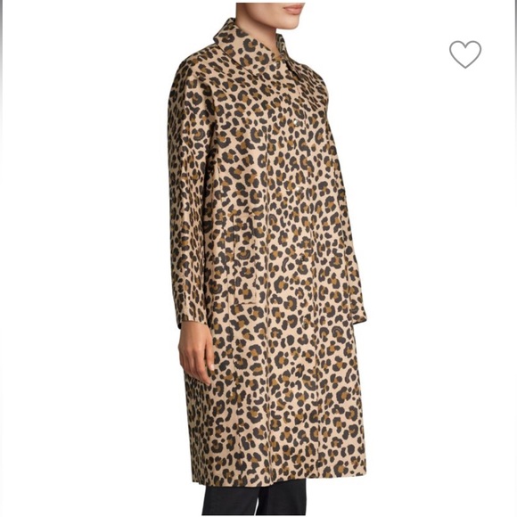 Mackintosh Fairlie Leopard-Print Coat - Picture 3 of 14